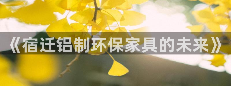 沐鸣官方娱乐：《宿迁铝制环保家具的未来》