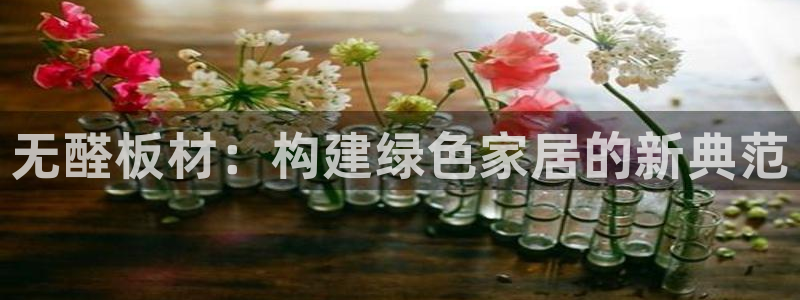 沐鸣平台服务中心怎么样：无醛板材：构建绿色家居的新典范