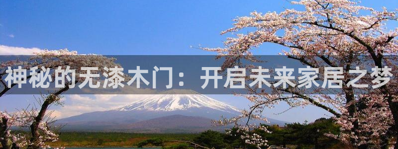 沐鸣注册开户：神秘的无漆木门：开启未来家居之梦